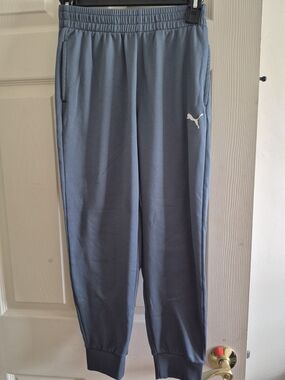 Puma Boy's Steel Blue Jogger Sweatpants